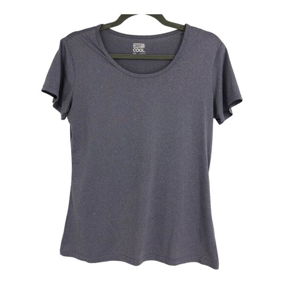 32 Degrees Lavender Round Neck Short  Sleeve Activewear Shirt M - Picture 2 of 9